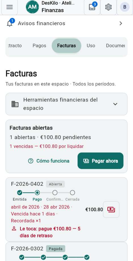 Sus facturas