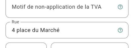 Adresse structurée