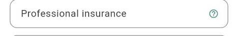 Professional insurance