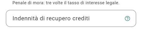 Indennità di recupero