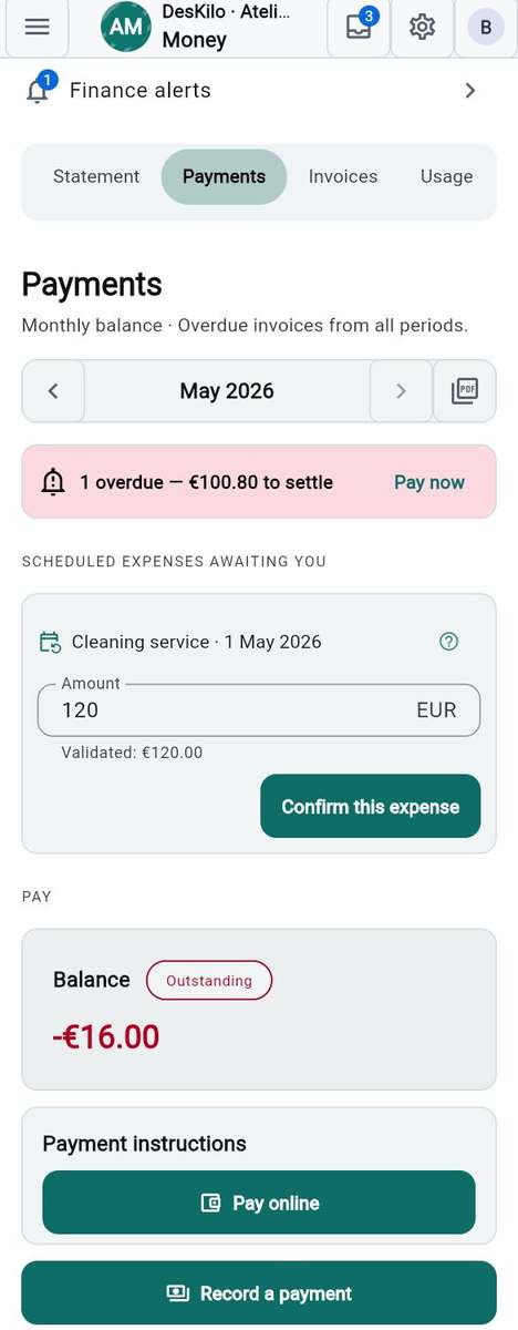 Pay what you owe