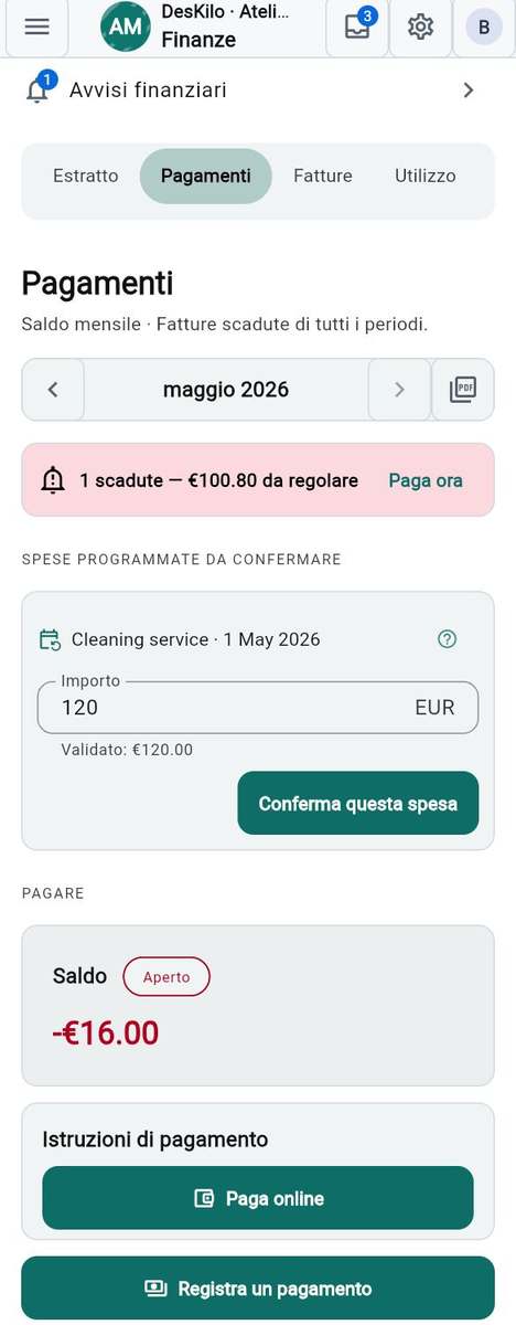 Pagare quanto dovuto