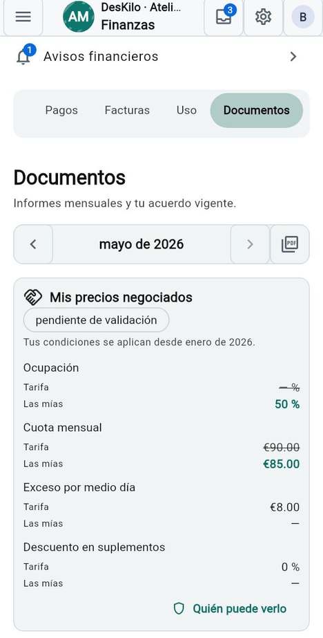 Informes: vista rápida, descarga, compartir