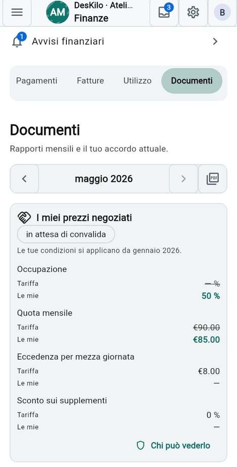 Report: anteprima, download, condivisione