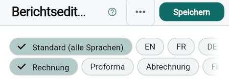 Ein Entwurf pro Sprache