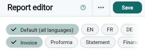 One design per language