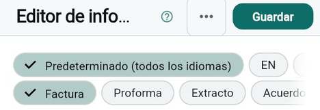 Un diseño por idioma
