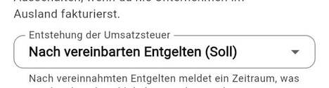 Wann die Umsatzsteuer entsteht