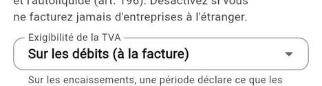 Exigibilité de la TVA
