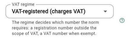 VAT regime