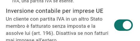Inversione contabile per imprese UE