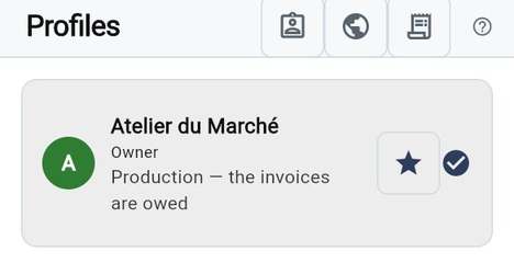Profiles: one account, several spaces