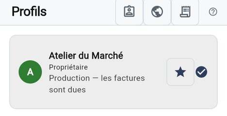 Profils : un compte, plusieurs espaces