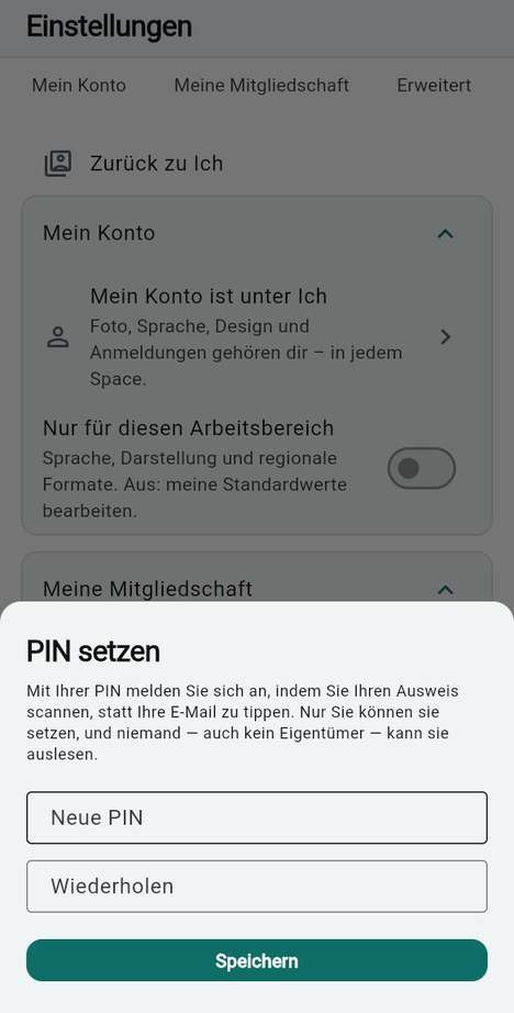 Ihre Badge-PIN