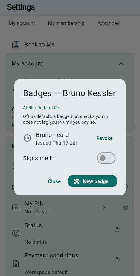 Your badge