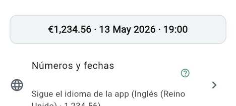 Números y fechas