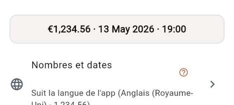 Nombres et dates