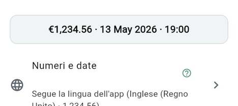 Numeri e date
