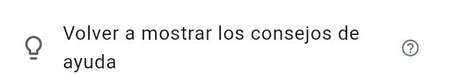 Restaurar los consejos