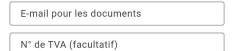 Votre numéro de TVA