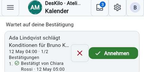Entscheidungen, die im Kalender auf Sie warten