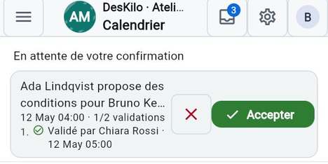 Les décisions qui vous attendent dans le Calendrier