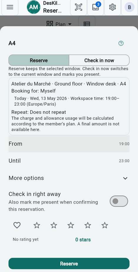Check in now when you are already there