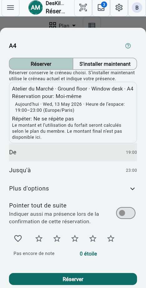 S'installer tout de suite quand vous êtes déjà sur place