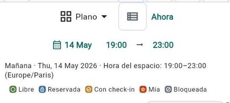 Elegir el día y la hora
