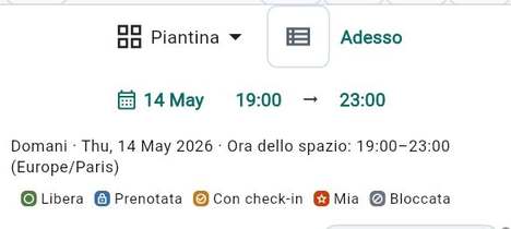 Scegliere il giorno e l'orario