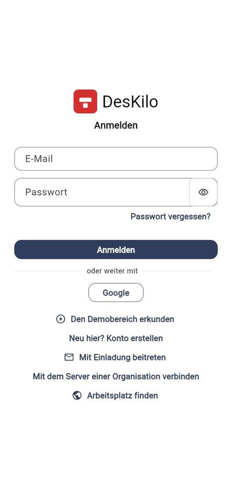 Konto erstellen oder anmelden