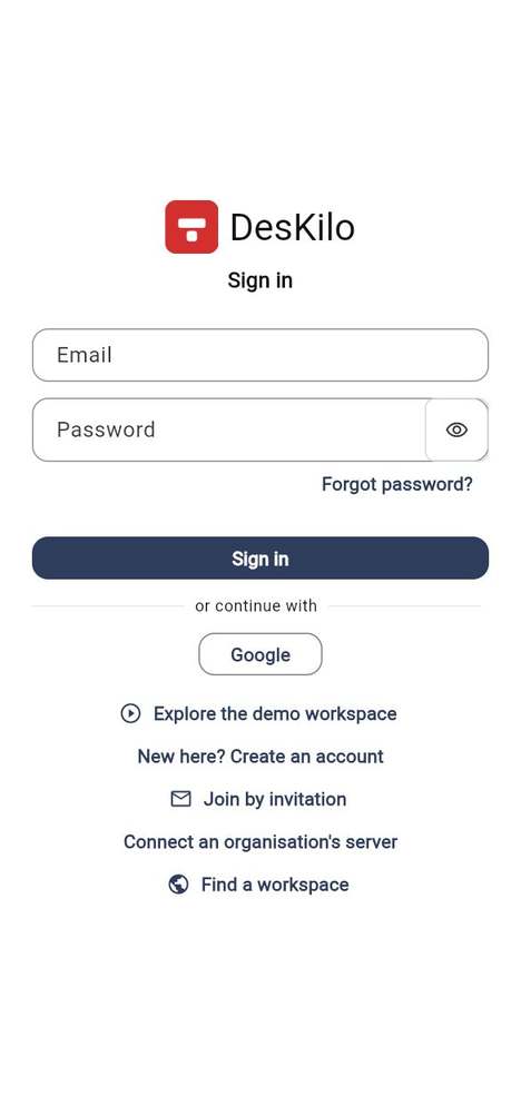 Create an account or sign in