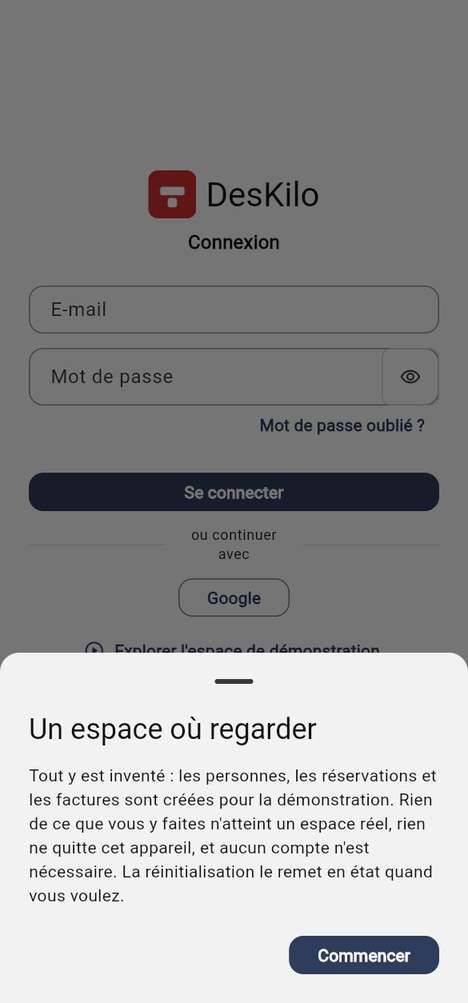 Explorer l'espace de démonstration