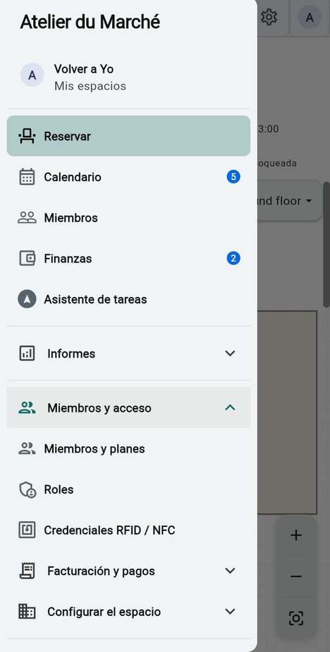Orientarse en la app