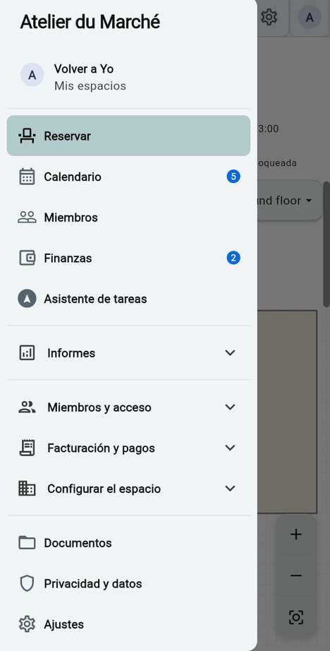 Orientarse en la app