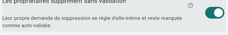 Valider automatiquement la demande d'un propriétaire