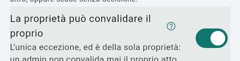 Un proprietario può confermare la propria richiesta
