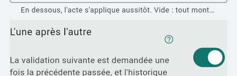 L'une après l'autre