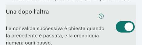 Una dopo l'altra