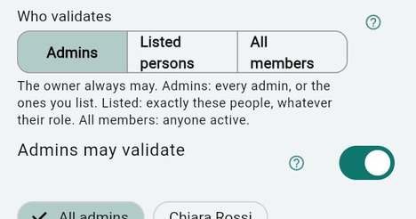 Who may validate