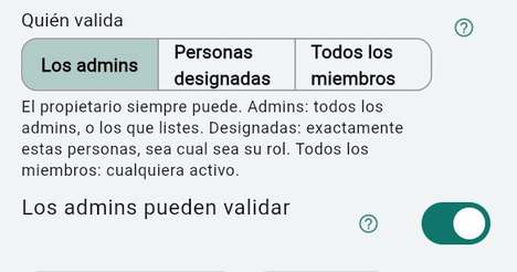 Quién puede validar