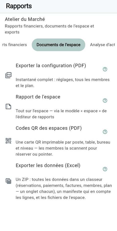 Exporter la configuration (PDF)