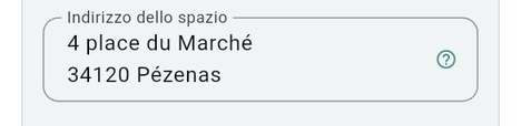 Indirizzo dell'intestazione