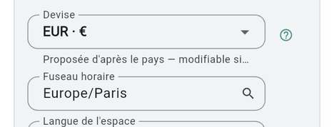 Devise et fuseau horaire