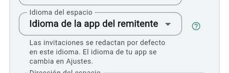 Idioma del espacio
