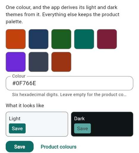 Colours