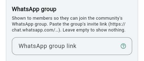 WhatsApp group
