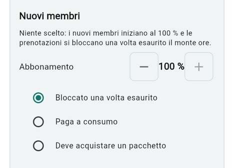 Far partire i nuovi membri allo stesso modo